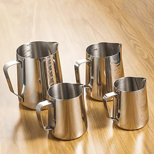 SOTECH Stainless Steel Espresso Milk Frothing Pitcher,12oz/350ml | Rust-proof, Dripless, Dishwasher Safe thumbnail 9