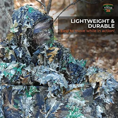 Titan 3D Leafy Gloves for Leafy Suit | Lightweight Camouflage Hunting Gloves thumbnail 5