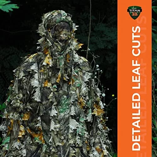 Titan 3D Leafy Gloves for Leafy Suit | Lightweight Camouflage Hunting Gloves thumbnail 6