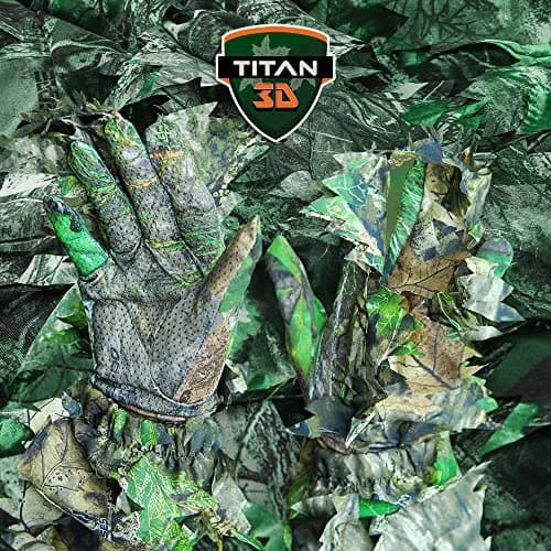 Titan 3D Leafy Gloves for Leafy Suit | Lightweight Camouflage Hunting Gloves thumbnail 7