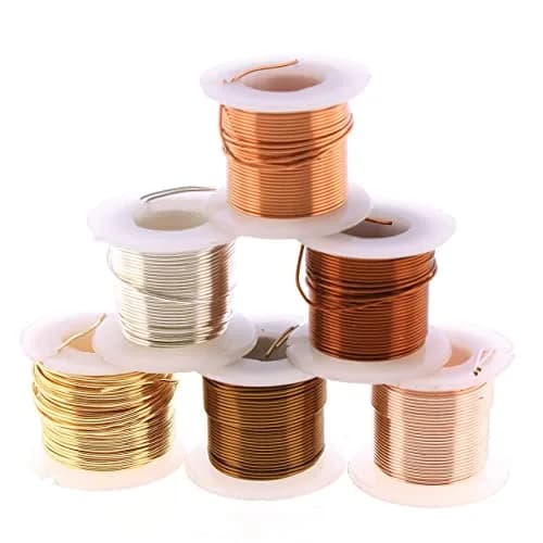The Beadsmith Craft Wire Assortment 24 Gauge (213 in / 5.5 m) | Tarnish-Resistant Copper Wire for Jewelry Making thumbnail 1
