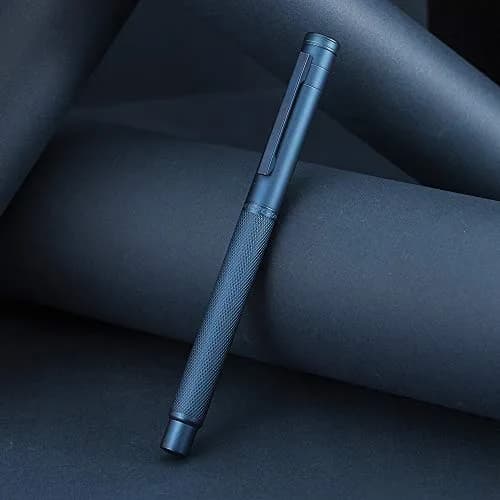 erofa Dark Blue Forest Fountain Pen Bent Nib Metal Writing Pen 12mm (0.47in) thumbnail 5