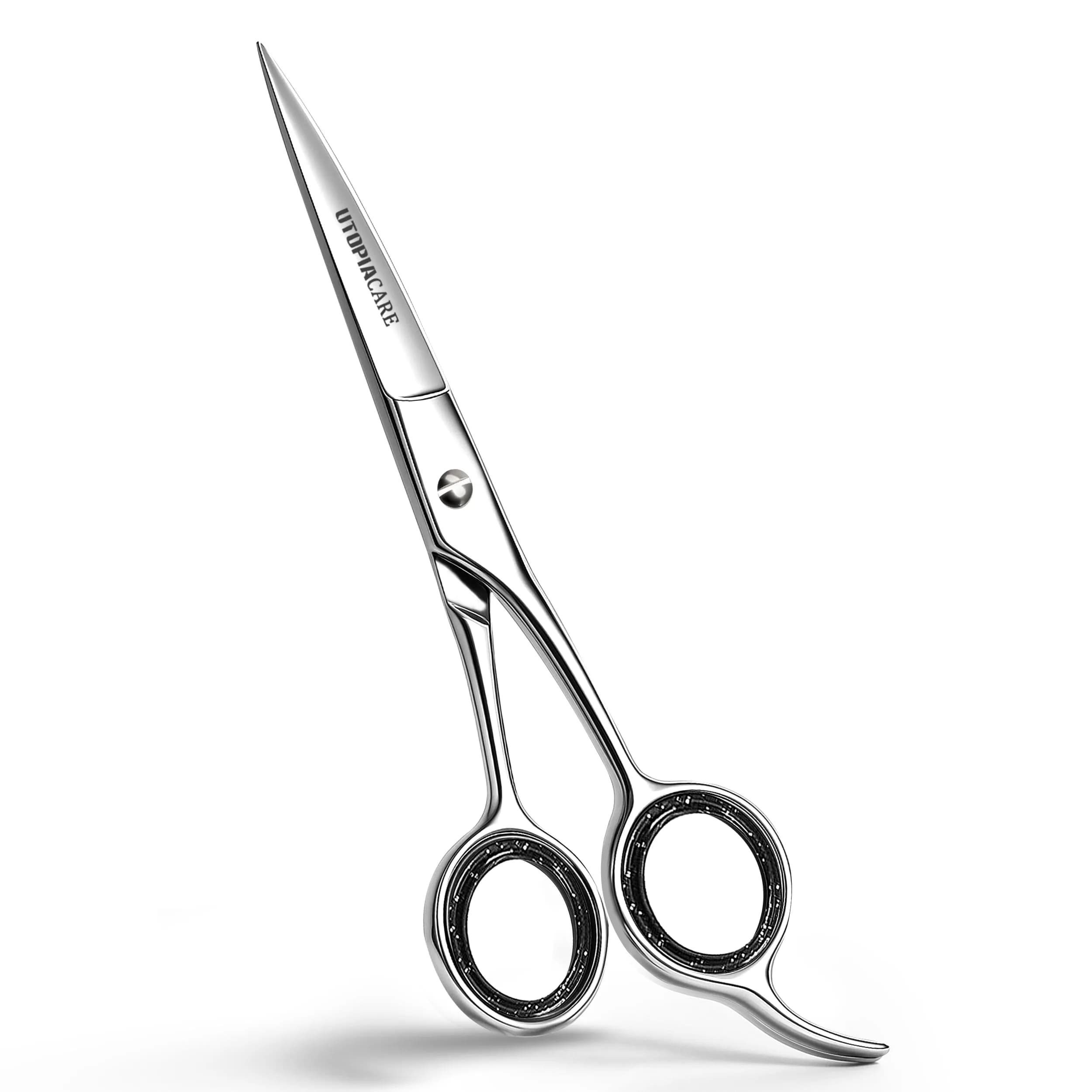 Utopia Care Black Hair Cutting Scissors 6.5 Inch | Professional Stainless Steel Shears for Salons & Barbers