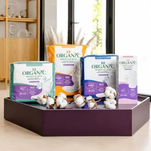 Organyc 100% Organic Cotton Light Incontinence Pads for Bladder Leaks | Moderate Flow, 20 Count thumbnail 7