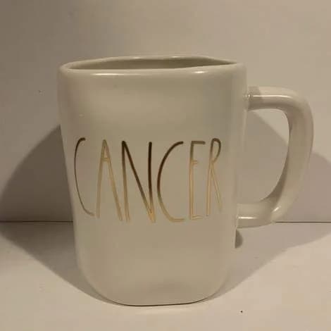 Rae Dunn by Magenta Cancer Zodiac White Mug 473ml (16oz) | Astrology Gift for Indian Buyers thumbnail 4