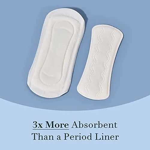 Rael Organic Incontinence Liners Long 36 Count | 3x More Absorbent Than Period Liners thumbnail 5