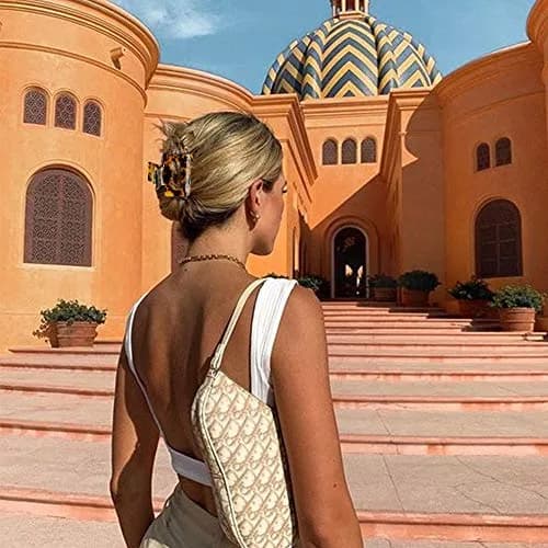 Magicsky Hair Claw Clips for Women Girls | 4 Pack, Thick & Thin Hair, Short Square | Elegant & Fashionable thumbnail 3