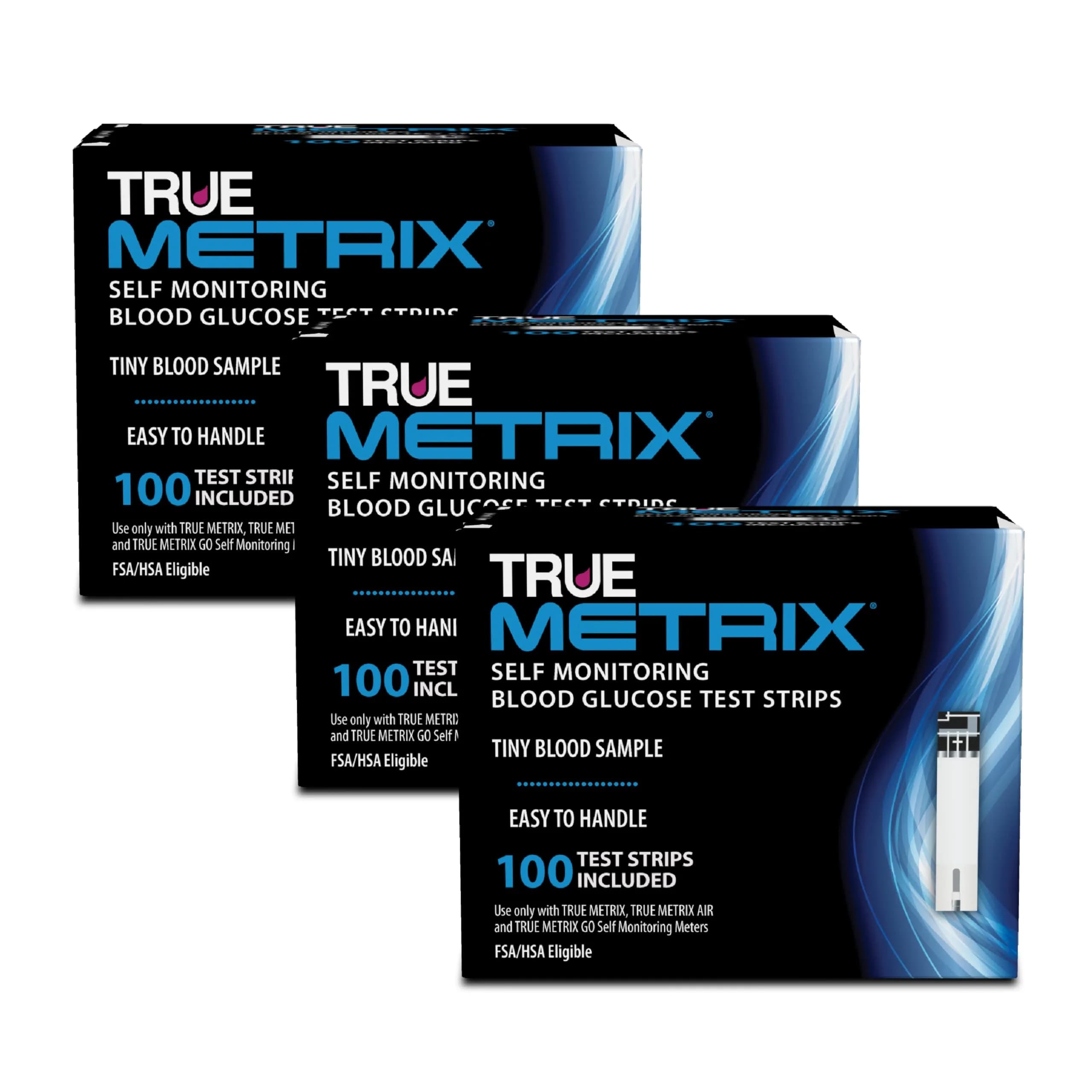 TRUE METRIX Blood Glucose Test Strips 300 Count | Fast, Accurate Monitoring for Diabetes in India - main product image