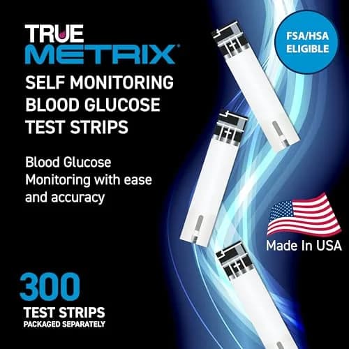 TRUE METRIX Blood Glucose Test Strips 300 Count | Fast, Accurate Monitoring for Diabetes in India thumbnail 2