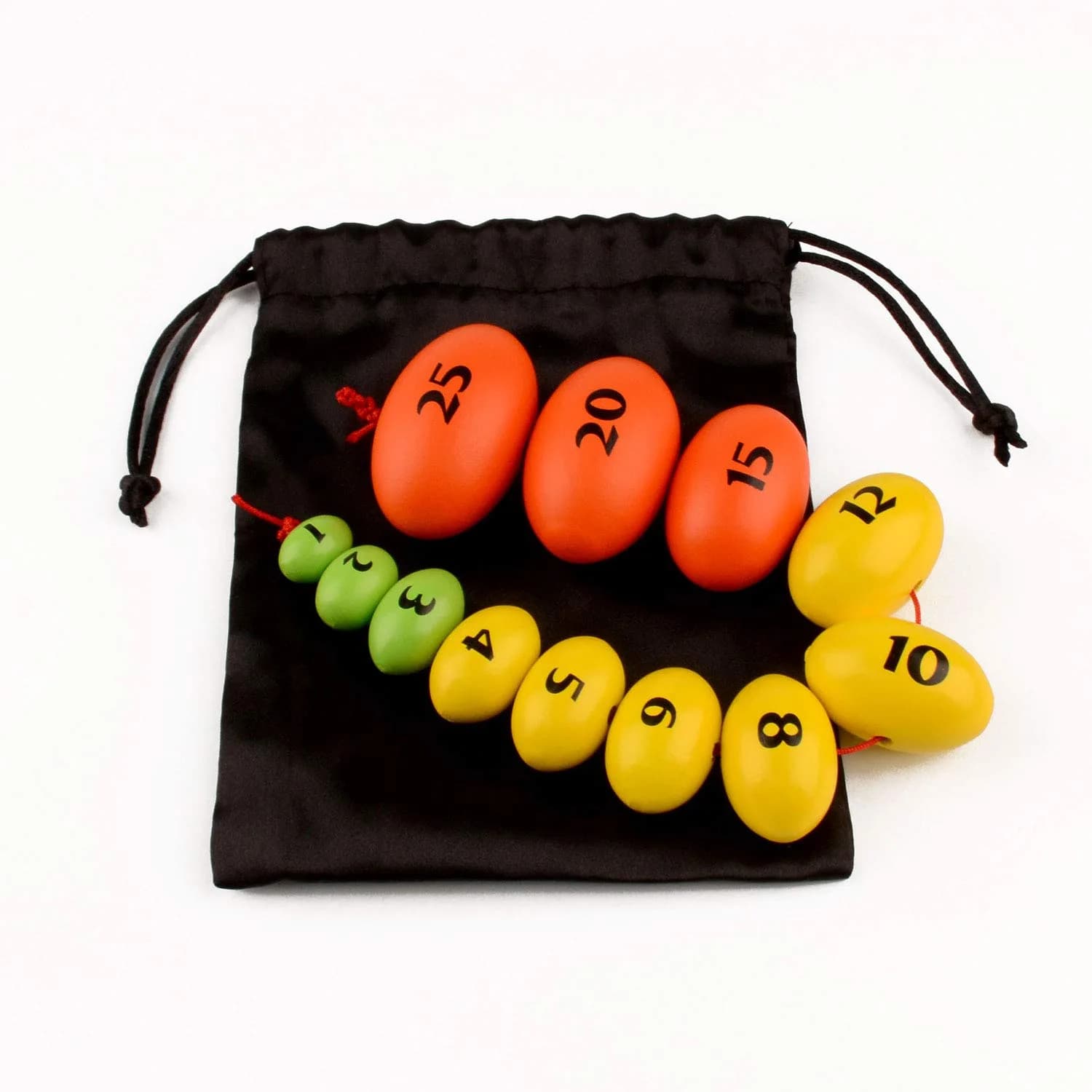 Medarchitect Wooden Prader Orchidometer, 12-Bead Testis Scale with Pouch | Accurate Testicular Volume Measurement - main product image