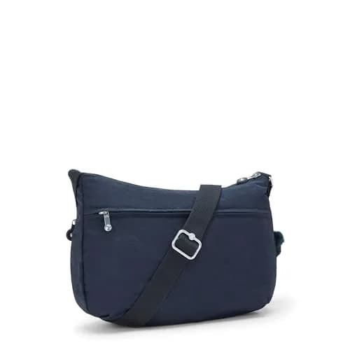 Kipling Izellah Bag | Super Light Nylon Crossbody Purse, Blue Bleu 2, 12.25" L thumbnail 3