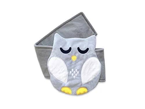 bebon Belly Hugger Baby Colic, Gas and Upset Stomach Relief Heated Tummy Wrap with Reusable Gel Pack for Newborns and Infants (Grey-white) thumbnail 6