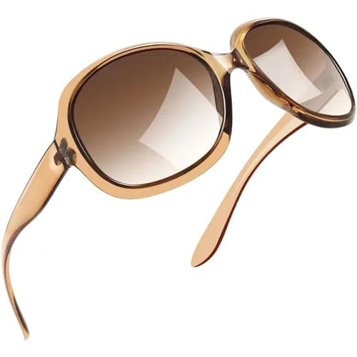 Joopin Oversized B04-Brown Gradient Butterfly Sunglasses for Women | Polarized UV400 Protection thumbnail 1