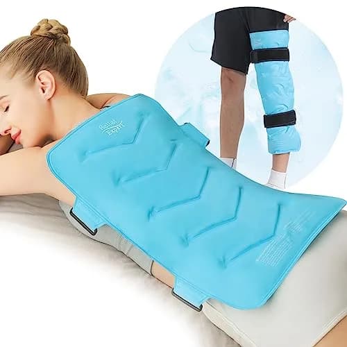 Relief Expert XXL Full Back Ice Pack Wrap 53cm x 53cm (21"x21") | Reusable Cold Compress for Back Discomfort & Muscle Fatigue thumbnail 1