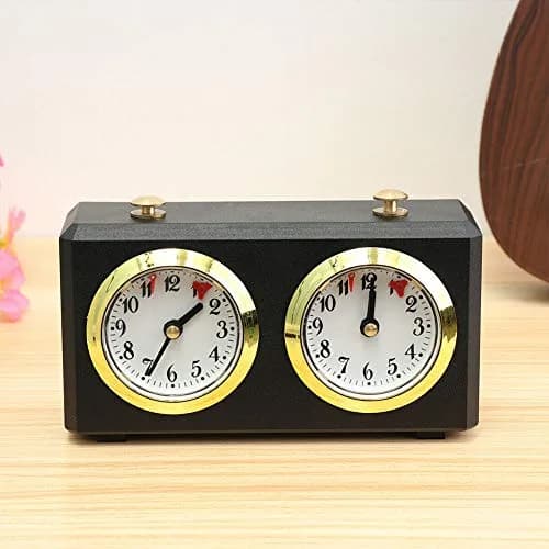 Hongwen Chess Clock Mechanical Analog Timer 15x5.5x9cm | Accurate, Portable & Durable thumbnail 4