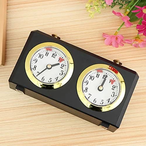 Hongwen Chess Clock Mechanical Analog Timer 15x5.5x9cm | Accurate, Portable & Durable thumbnail 6