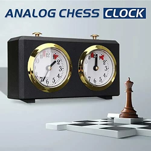 Hongwen Chess Clock Mechanical Analog Timer 15x5.5x9cm | Accurate, Portable & Durable thumbnail 2