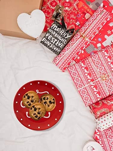 Stephanie Imports "Cookies" Christmas Themed 8" Ceramic Accent Plate | Festive Holiday Decor thumbnail 5