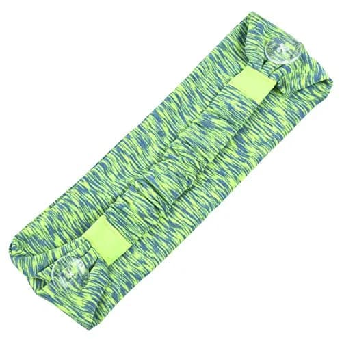 Three Little Tots Savior Band Headbands with Buttons for Mask Use, Green & Blue | Protects Ears from Mask Elastics thumbnail 4