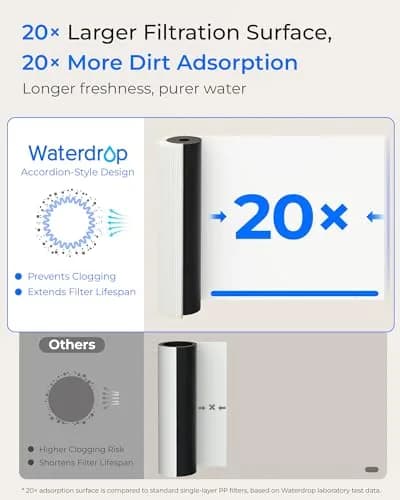 Waterdrop 10UBW-UF Ultra Filtration Under Sink Water Filter System 11000 Gallons | Reduces Lead Chlorine Taste Odor thumbnail 8