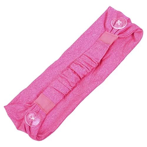 Three Little Tots Savior Band Headbands with Buttons for Mask, Pink | Mask Irritation Relief & Discreet Style thumbnail 4