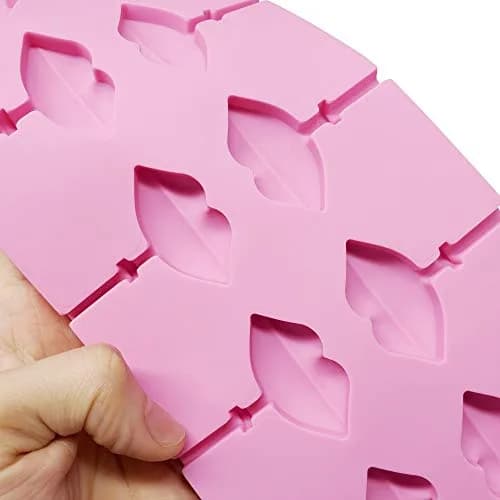 MoldFun Food Preparation Mold 10 Cavities Red Lips | Food-Grade Silicone, Easy Release thumbnail 6