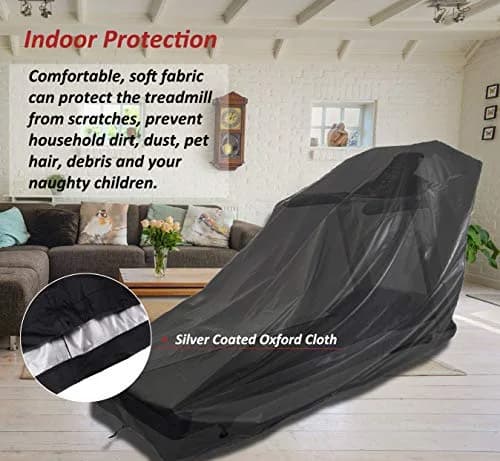 MaWGcowerd Non-Folding Treadmill Cover — 200cm x 96cm x 150cm | Waterproof Oxford Fabric for Home Gym Protection thumbnail 6