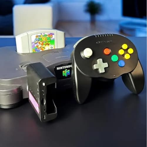Hyperkin Admiral Wireless BT Controller for Nintendo 64 (Space Black) | Ergonomic, High-Performance Gaming thumbnail 4