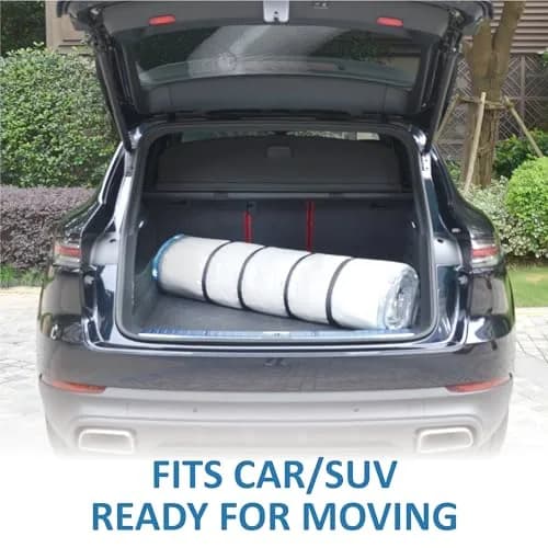Storage Logic Mattress Vacuum Bag Queen/Full/Full-XL with Blue Zipper & Straps | Compresses Mattress for Moving & Storage thumbnail 4