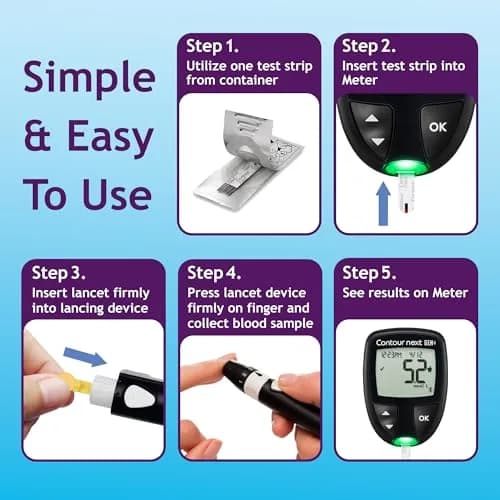 Ascensia CONTOUR NEXT Blood Glucose Diabetes Test Strips 35 Count | Proven Accuracy for Diabetes Management thumbnail 6