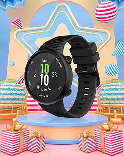 TopPerfekt Silicone Watch Band Compatible with Garmin Forerunner 45 and Swim 2 | Sport & Comfortable Fit thumbnail 4