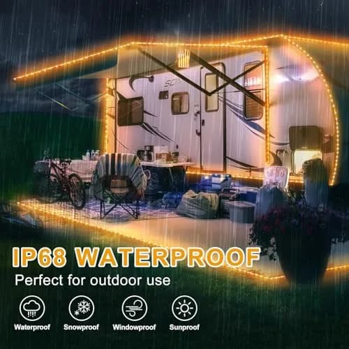 OMIKA 33ft 100 LED Rope Lights | 16 Color Changing, 132 Modes, Battery & USB Powered thumbnail 4