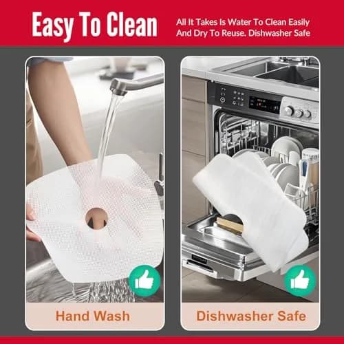 GUCUJI Pack of 5 Premium Non Stick Silicone Dehydrator Sheets for Nesco FD-80 & FD-80A | Food Grade Mesh thumbnail 6