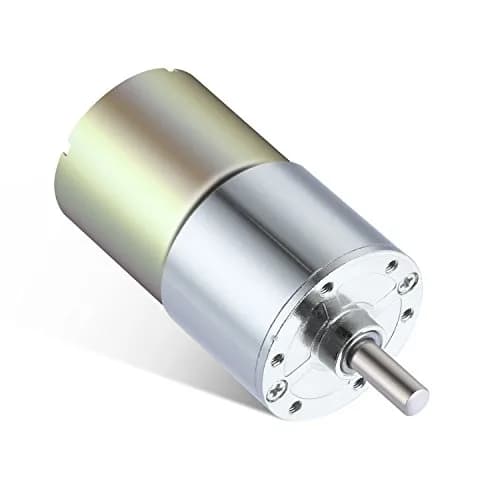 Greartisan DC 24V 50RPM Gear Motor High Torque Electric Micro Speed Reduction Geared Motor 37mm Diameter Gearbox thumbnail 5