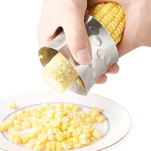 CHWAIKA Corn Stripper Cutter Stainless Steel Corn Peeler | Effortless Kernel Removal in India thumbnail 7