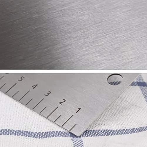 LVOERTUIG 12 Inch Adjustable Cake Scraper | Stainless Steel Cake Smoother with Scale, PP Handle thumbnail 5
