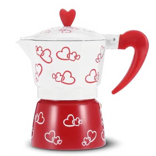 ASHATA Classic Italian Stovetop Espresso Maker, Aluminum Moka Pot for 6 Cups | Brews Rich Espresso, Latte, Mocha thumbnail 1