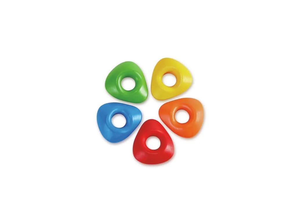 Hape Easy Grip Crayons Triangular Shape Aqua 1 Count (Pack of 1) | Non-Toxic Art Supplies for Kids - main product image