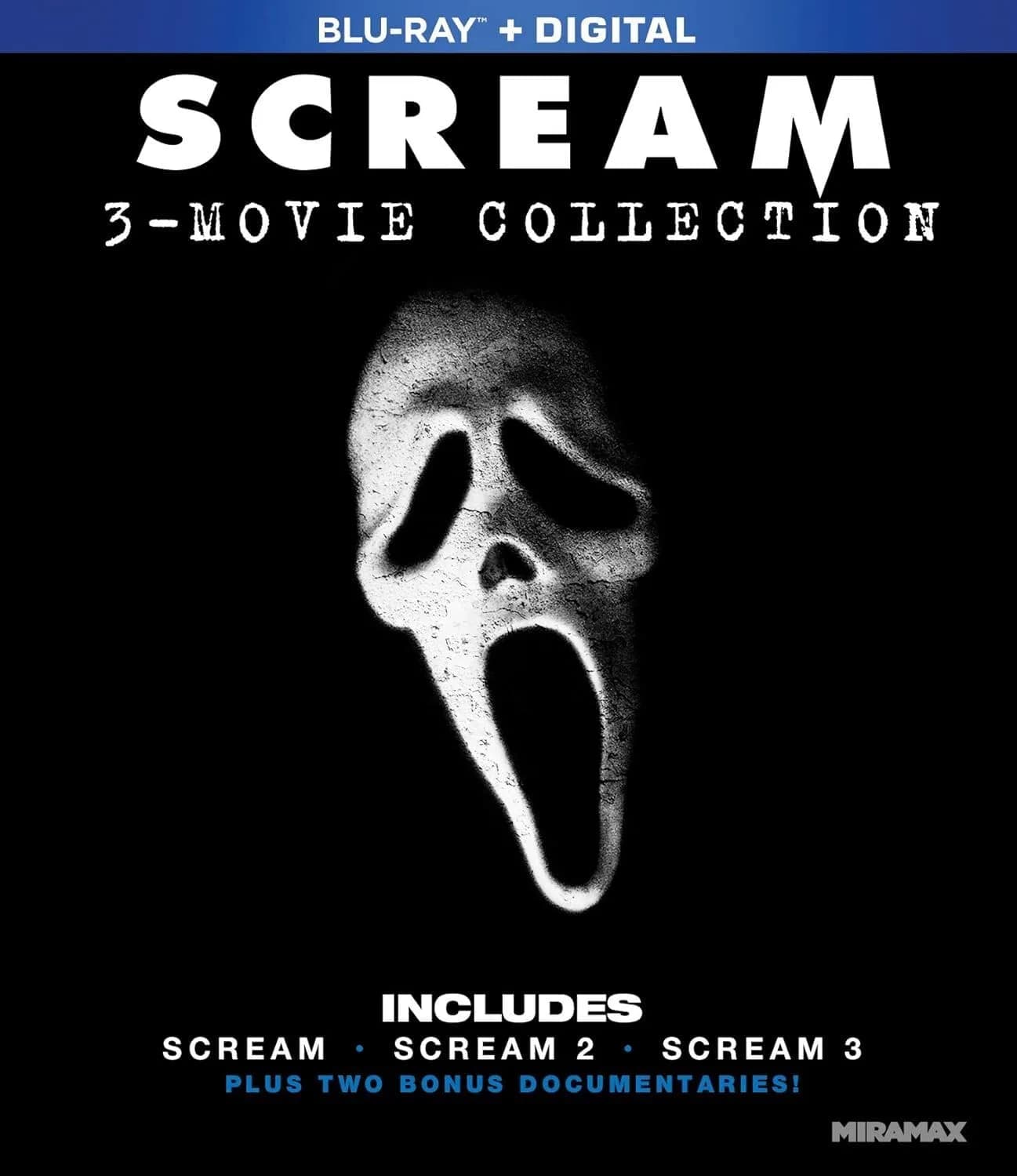 Paramount Scream 3 Movie Collection | Horror Trilogy on Blu-ray (3 Discs, Region 1, 111-117 min each) - main product image