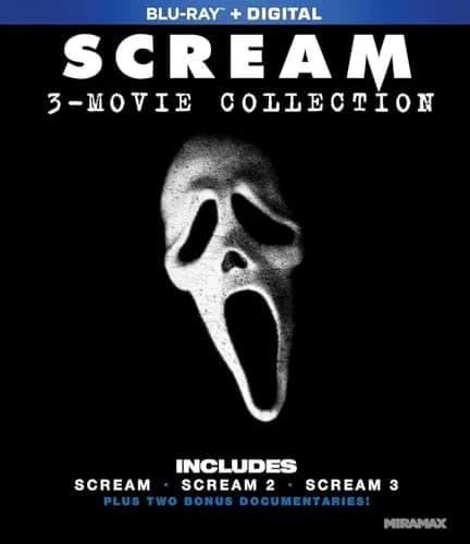 Paramount Scream 3 Movie Collection | Horror Trilogy on Blu-ray (3 Discs, Region 1, 111-117 min each) thumbnail 1
