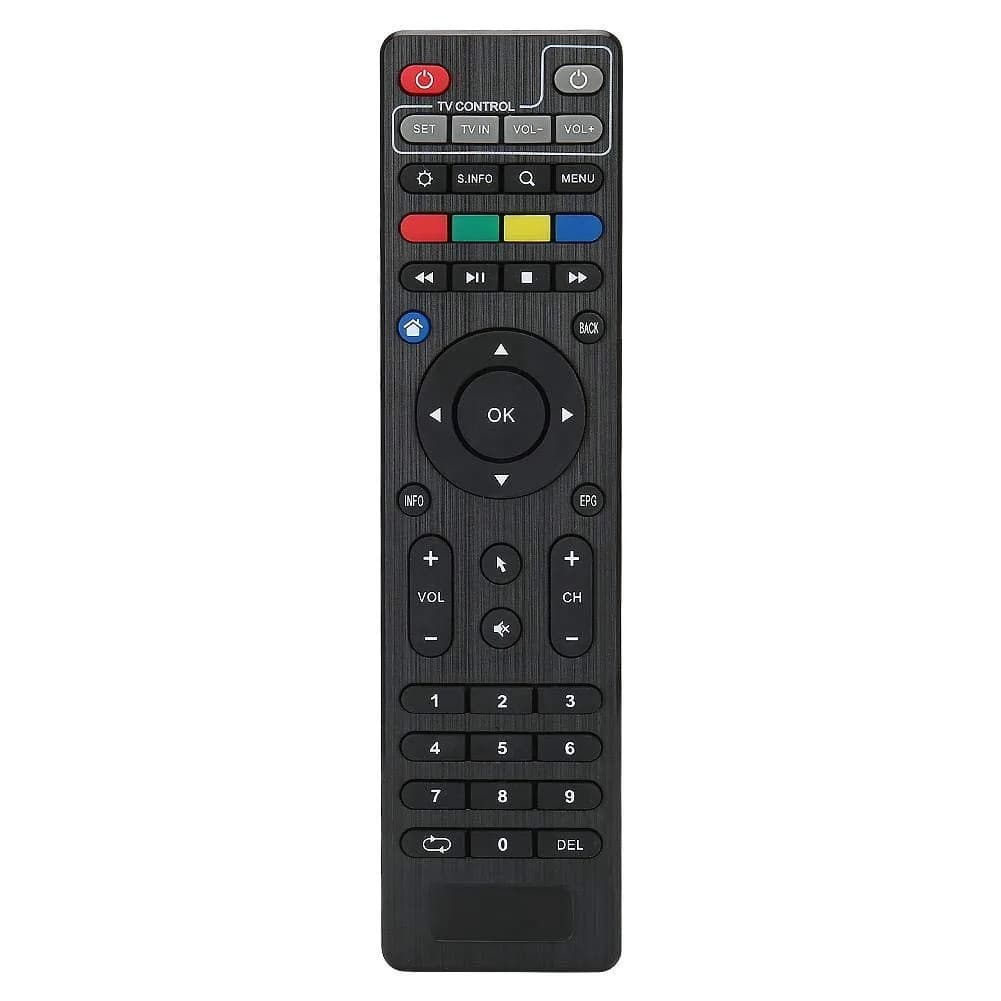 M ugast Universal Remote Control for Tvip Set Top Boxes | 10m (33ft) Range — Black