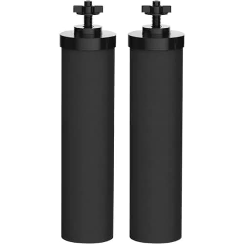 Nispira Premium Water Filter Black Element Cartridge 2 Pack | Compatible with Berkey Systems, 6000 Gallons thumbnail 2