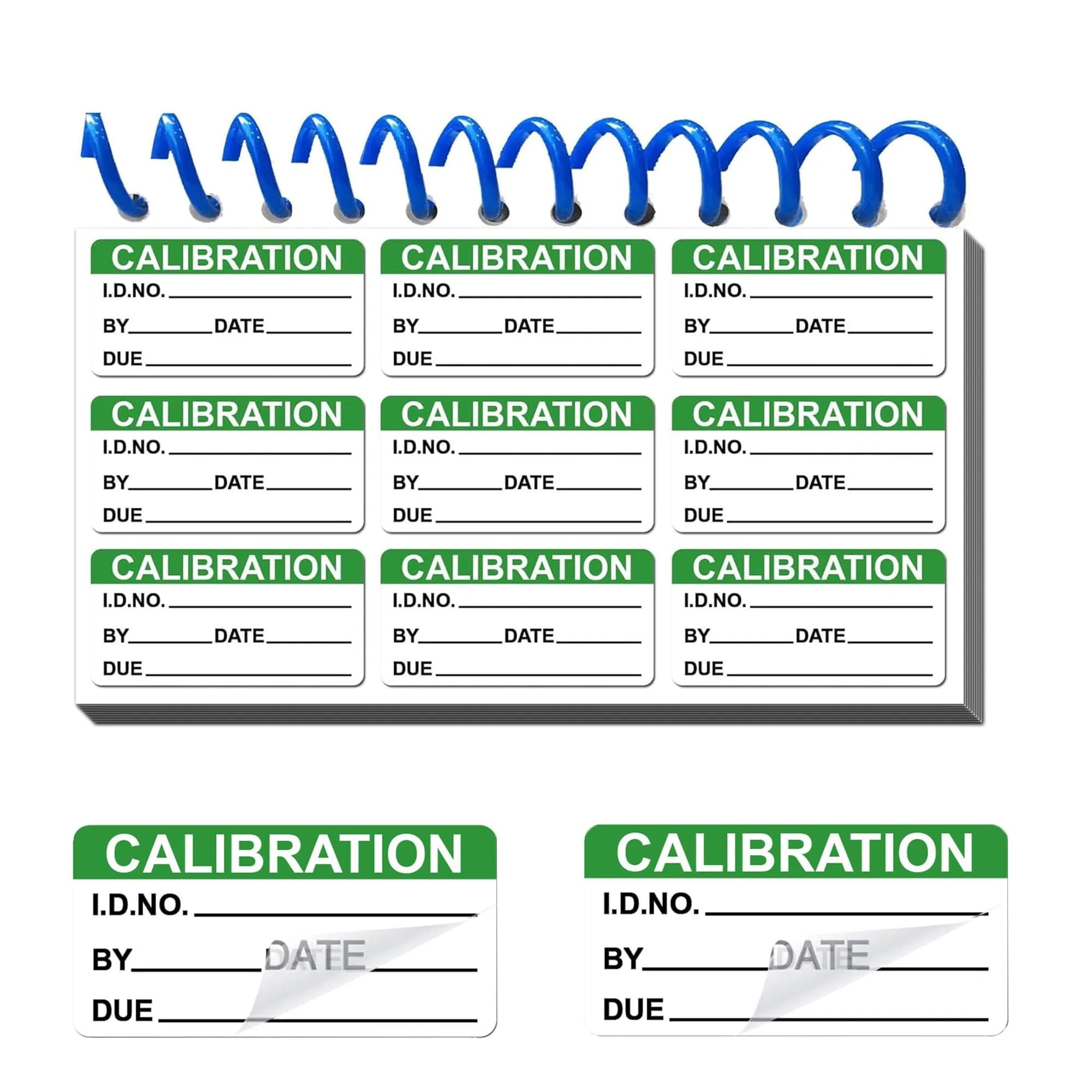wootile Self Laminating Write-on Calibration Stickers 1 x 2 Inch | Waterproof & Easy to Use — 1 x 2 Inch