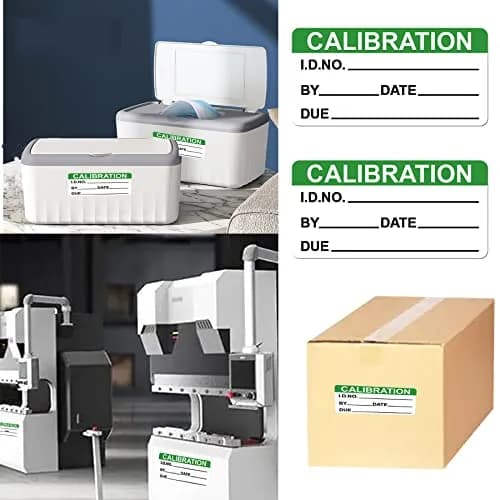 wootile Self Laminating Write-on Calibration Stickers 1 x 2 Inch | Waterproof & Easy to Use thumbnail 3