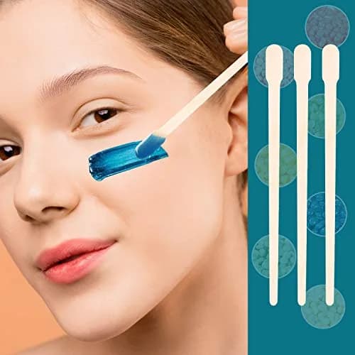 JANYUN 200 Pcs Wooden Eyebrow Waxing Sticks with Handle for Hair Removal - Face, Leg, Facial, and Eyebrow (88mm / 3.5 inch) thumbnail 6