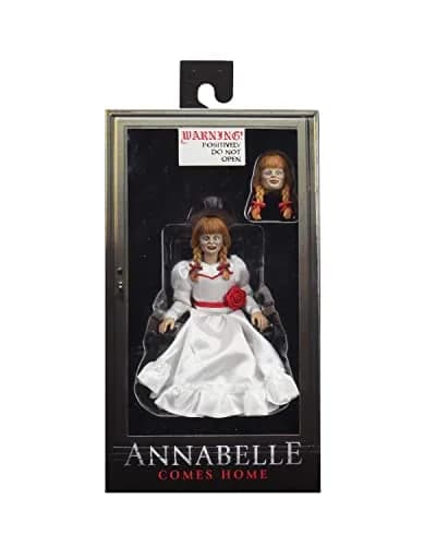NECA Annabelle Clothed Action Figure 8" | Haunted Doll with Interchangeable Heads thumbnail 3