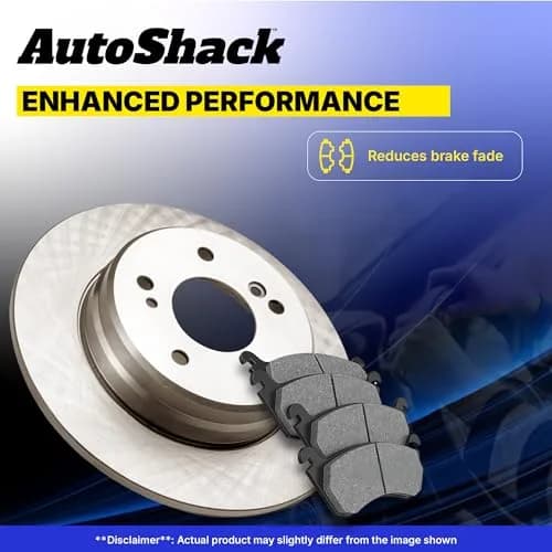 AutoShack Front Brake Rotors Vented 10.83" (275 mm) & Ceramic Pads | Reliable Brake Kit for Toyota & Scion thumbnail 6