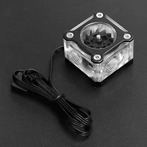 Tangxi Water Flow Meter for PC G1/4 Acrylic Impeller Water Cooling System | Visual Flow Indicator, Sealing Ring, Durable Material thumbnail 6