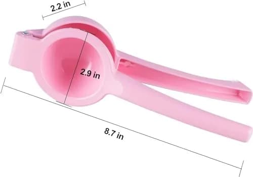 YI LIGHTING Metal Manual Citrus Lemon Lime Squeezer Juicer, Fruit Juicer, Metal, Kitchen Tool (Pink) | Efficient Extraction thumbnail 1