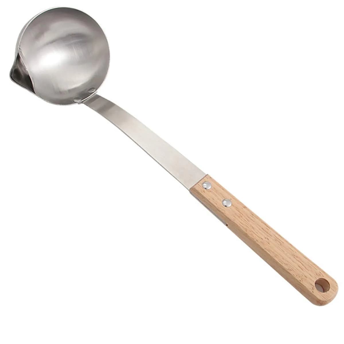 TIYOORTA Soup Ladle Oil Separator 12 in | Stainless Steel Kitchen Colander - main product image